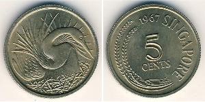 5 Cent 新加坡 銅/镍 