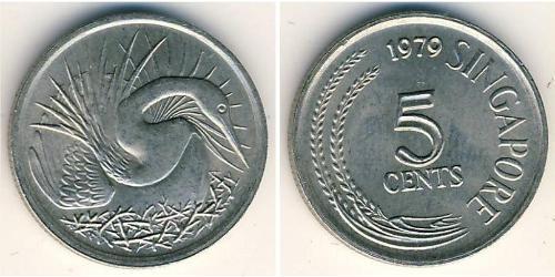 5 Cent 新加坡 銅/镍 