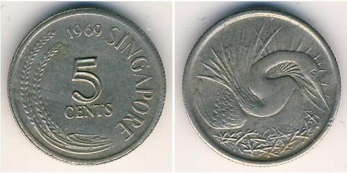 5 Cent 新加坡 銅/镍 