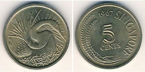5 Cent 新加坡 銅/镍 