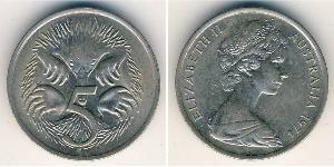 5 Cent 澳大利亚 銅/镍 伊丽莎白二世 (1926-2022)