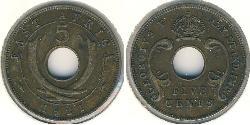 5 Cent 东非 青铜 