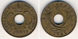 5 Cent 东非 青铜 