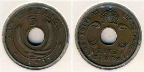 5 Cent 东非 青铜 