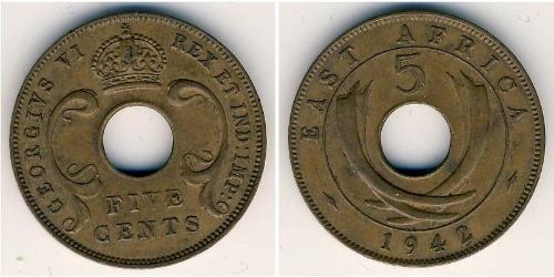 5 Cent 东非 青铜 