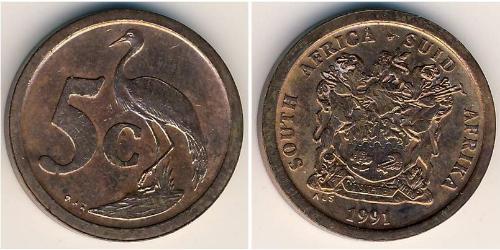 5 Cent 南非 (1910 - ) 青铜 