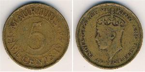 5 Cent 毛里求斯 (1968 - ) 青铜 