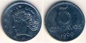 5 Centavo Brasile Acciaio 