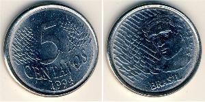5 Centavo Brasile Acciaio 