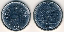 5 Centavo Brasile Acciaio inossidabile 