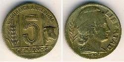 5 Centavo Argentina (1861 - ) Alluminio/Bronzo 