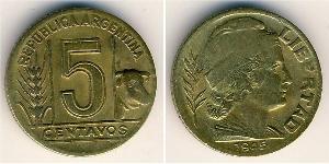 5 Centavo Argentina (1861 - ) Alluminio/Bronzo 
