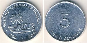 5 Centavo Cuba (1898 - ) Aluminium 