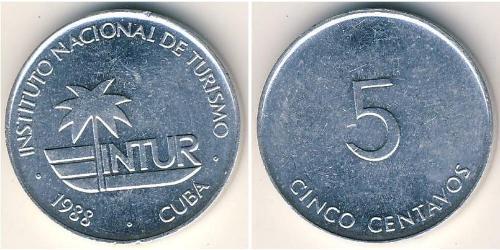 5 Centavo Cuba (1898 - ) Aluminium 