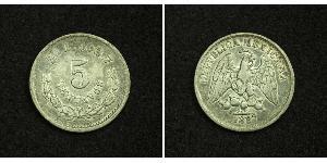 5 Centavo Mexique Argent 