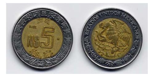 5 Centavo Mexiko (1867 - ) Bimetall 