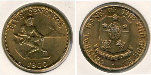 5 Centavo Filipinas Bronce 