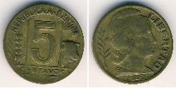5 Centavo República Argentina (1861 - ) Bronce 
