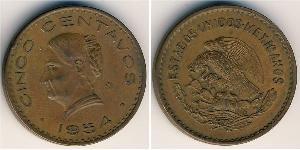 5 Centavo United Mexican States (1867 - ) Bronze 