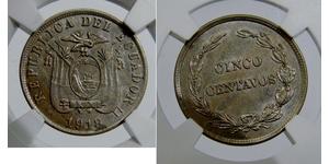 5 Centavo Ecuador (1830 - ) Copper/Nickel 