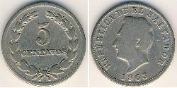 5 Centavo El Salvador (1821 - ) Copper/Nickel 