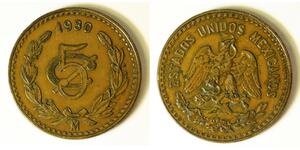 5 Centavo Mexique (1867 - ) Cuivre 