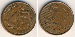 5 Centavo Brésil Cuivre/Acier 