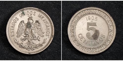 5 Centavo Mexique Cuivre/Nickel 