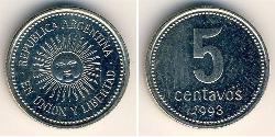 5 Centavo Argentinien (1861 - ) Kupfer/Nickel 