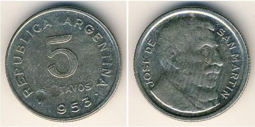 5 Centavo Argentinien (1861 - ) Kupfer/Nickel 