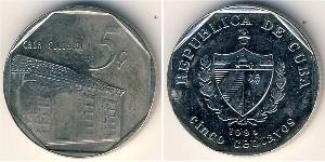 5 Centavo Cuba (1898 - ) Kupfer/Nickel 