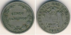 5 Centavo Ecuador (1830 - ) Kupfer/Nickel 