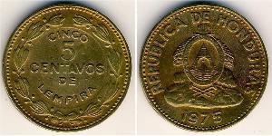 5 Centavo Honduras (1821 - ) Latón 