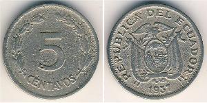5 Centavo Ecuador (1830 - ) Níquel 