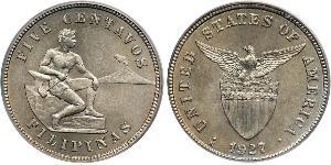 5 Centavo Filipinas Plata 