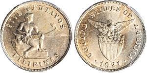 5 Centavo Philippinen Silber 
