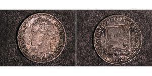 5 Centavo Venezuela (1811 - ) Silver 