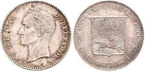 5 Centavo Venezuela (1811 - ) Silver 