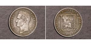 5 Centavo Venezuela (1811 - ) Silver 