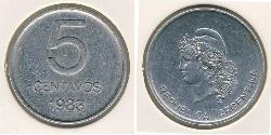 5 Сентаво Республіка Аргентина (1861 - ) Алюміній 