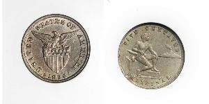 5 Centavo 菲律宾 銀 