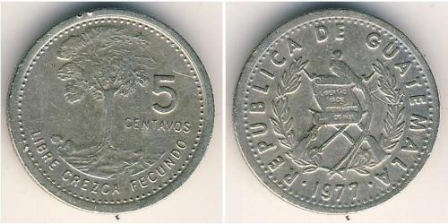 5 Centavo 危地马拉 銅/镍 