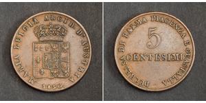 5 Centesimo Italia Argento 