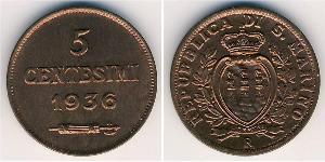 5 Centesimo San Marino (301 - ) Bronzo 