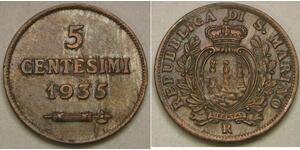 5 Centesimo San Marino (301 - ) Bronzo 