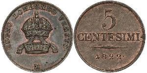 5 Centesimo Italy Copper 