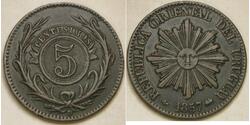 5 Centesimo Uruguay (1825 - ) Copper 