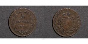 5 Centesimo Saint-Marin (301 - ) Cuivre 