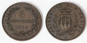 5 Centesimo San Marino (301 - ) Kupfer 