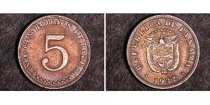 5 Centesimo Panama Kupfer/Nickel 